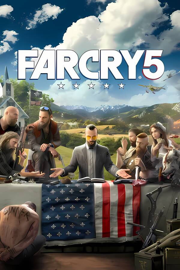 孤岛惊魂5/远哭5/Far Cry 5（V1.11黄金高清版+集成高清材质包+狼烟惊涛+孤寂战域+游戏修改器）_喵星博客